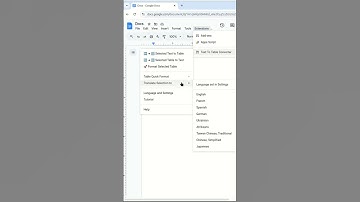 Translate Text in Google Docs #howto #googledocs