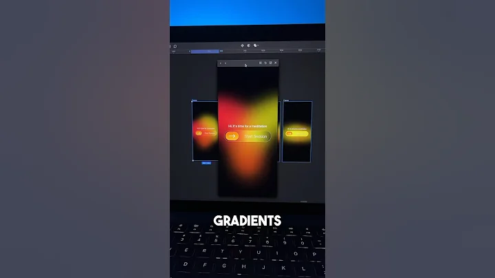 Animation of Mesh Gradient in #figma 🌅