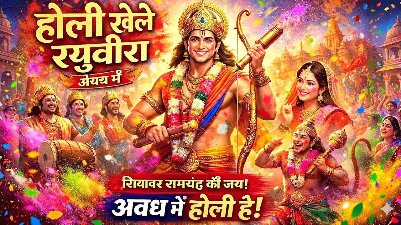 होली खेले रघुवीरा | Holi Khele Raghuveera | Awadh Holi Special | Ram Mandir Holi Song | Holi 2026