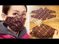 NEW breathable 5 dart mask sewing tutorial no fog youthful mask at home