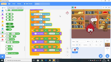 Scratch programı kullanılarak 2 koşul 2 döngü algoritması yapımı