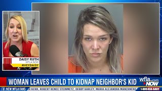 Pinellas Co. woman leaves own child home alone while attempting to kidnap neighbor’s child