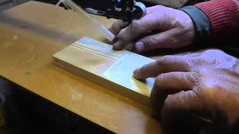 making a table using a Hegner part 2