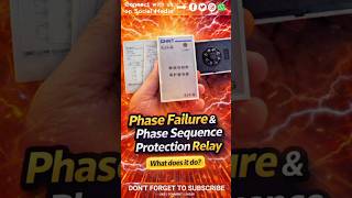 phase failure &amp; phase Sequence protection relay || how do work it ?