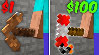 1 Vs 100,000 Minecraft Pickaxe