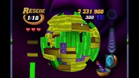 Tetrisphere (N64) Game Play - Rescue Mode Pt. 2