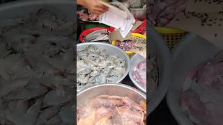 Fish &amp; meat market Paoy Paet! #cambodia#market#food #meat#fish#seafood