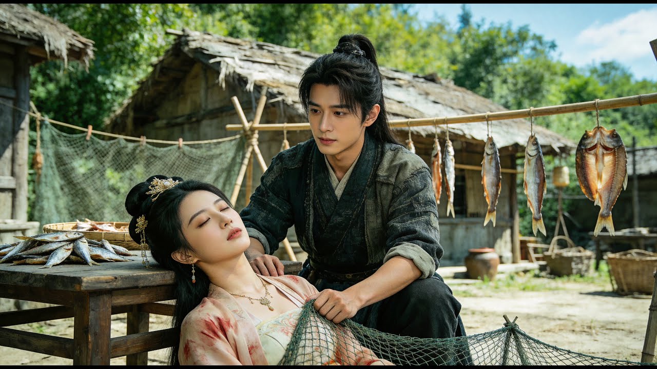 Broke Time-Traveler Weds Injured Empress & Turns a Ruined Village Rich with Modern Hacks!