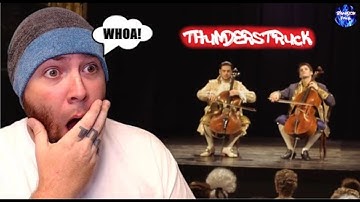Thumbnail of 2CELLOS "THUNDERSTRUCK" | BRANDON FAUL REACTS