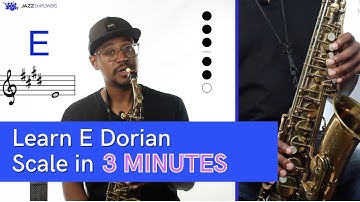E Dorian Scale on Alto Saxophone (G Concert)