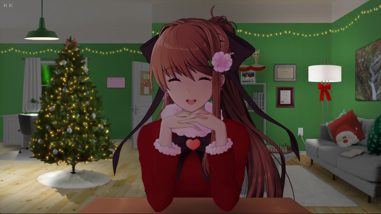 Spending Christmas with Monika 2025 Monika after story mod - YouTube