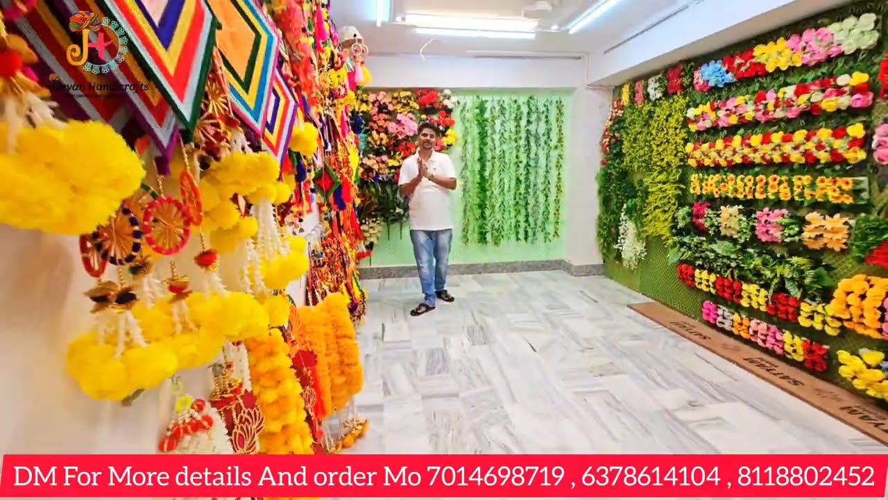 Tent Decoration Items Manufacturer in India | Artificial Flowers Items | Jeevan Handicrafts