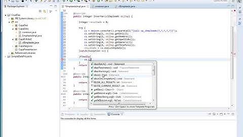 Crud en SQL Server con Java Eclipse parte II