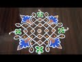 7*3*3 Daily rangoli |simplerangoli |traditional rangoli| easyrangoli|festival rangoli | #sghrangoli