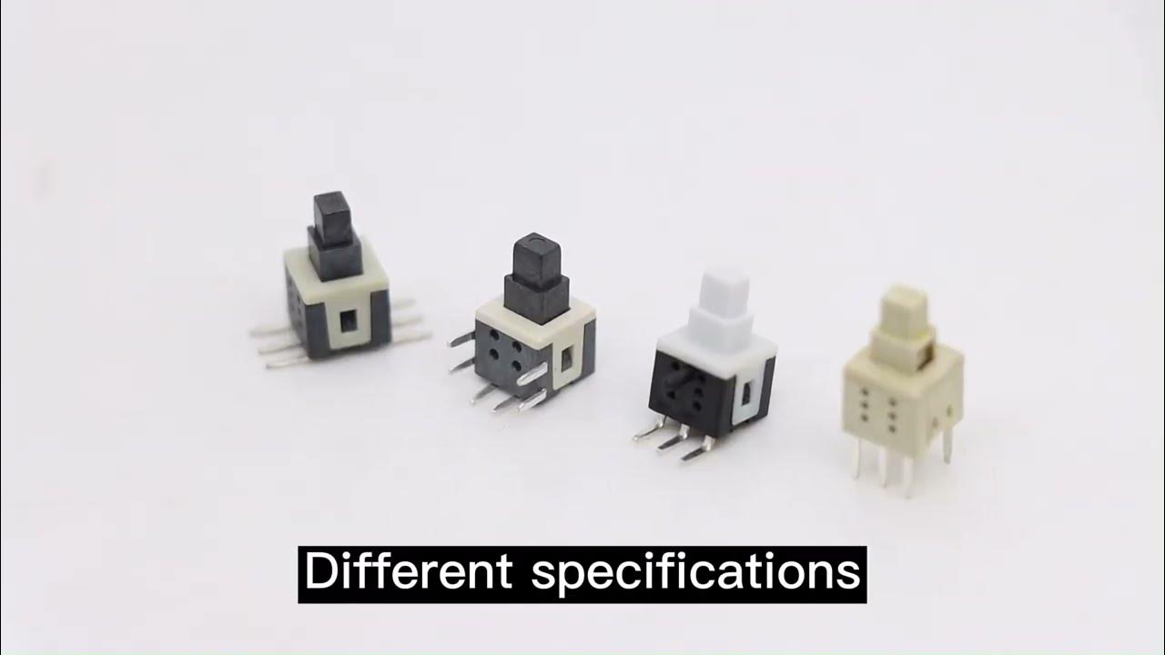 DPDT Micro Push Button SelfLocking Switch YouTube