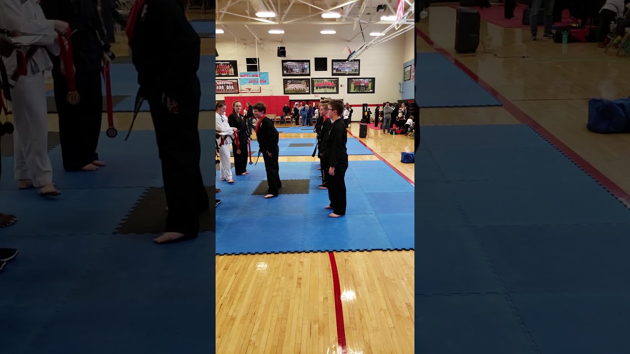 My son Austin tyree taekwondo tournament march 2019(1)