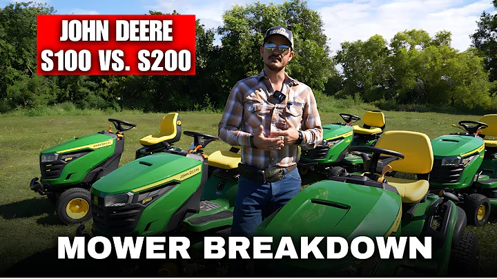 John Deere S100 vs S200 Lawn Mower