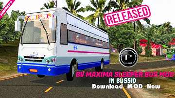 NEW BV MAXIMA SLEEPER BUS MOD RELEASED 💥| Download MOD | Full REVIEW | #Bussimulatorindonesia