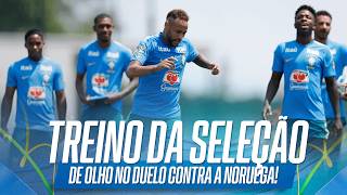 SELEÇÃO BRASILEIRA AO VIVO: VEJA TREINO ANTES DE BRASIL X NORUEGA NA COPA DO MUNDO