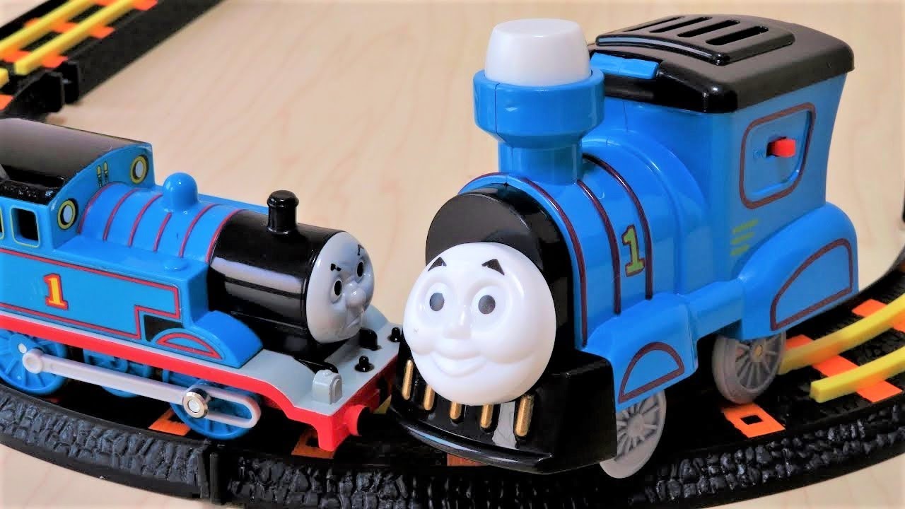Playing with my locomotive toys - YouTube