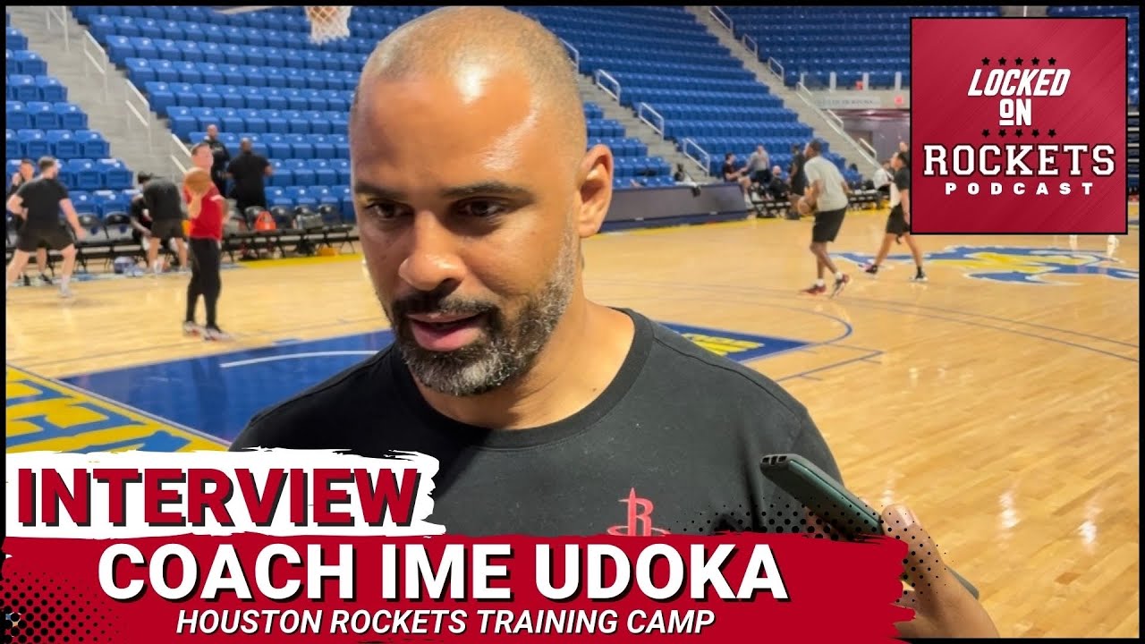 Ime Udoka | Houston Rockets Training Camp Day 1 | 2023-2024 NBA Season ...