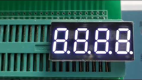 common Cathode white LED 0.36inch 4digits 7 segment display