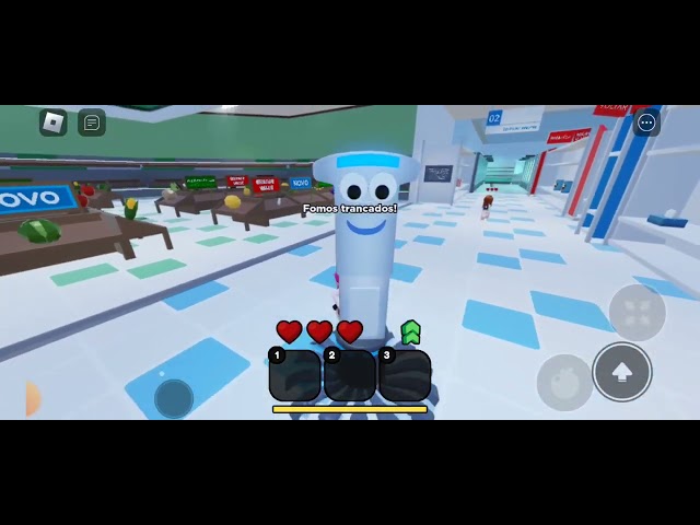 Roblox - ESCAPAMOS DO MONSTRO DO SUPERMERCADO (Panik Halloween )