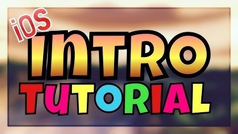 How to make a 3d intro on iOS