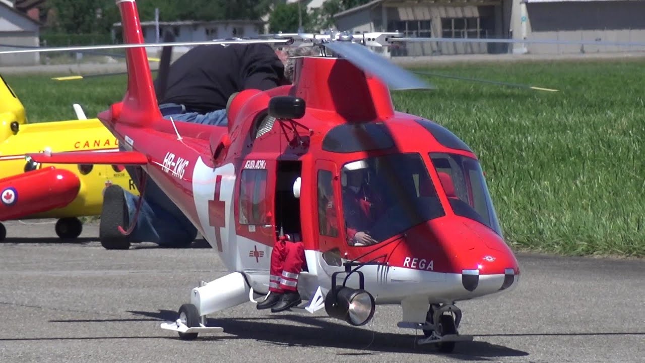 AGUSTA A109K2 REGA SCALE DOUBLE WAVE TURBINEN RC MODEL HELICOPTER YouTube