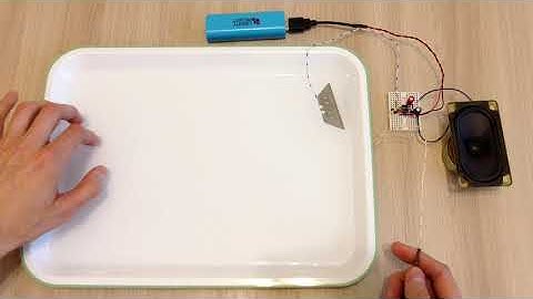 How To Make Theremin 555 Timer Musical instrument from Tray and Water