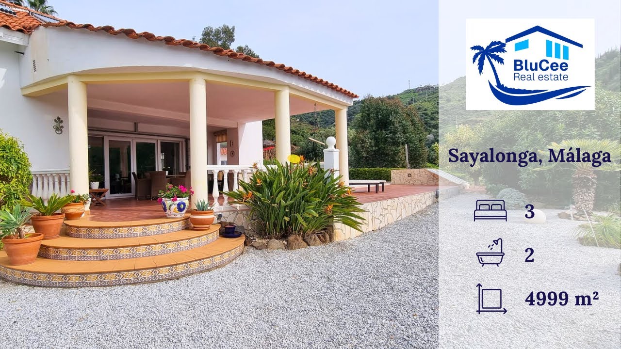 For sale one level villa Sayalonga