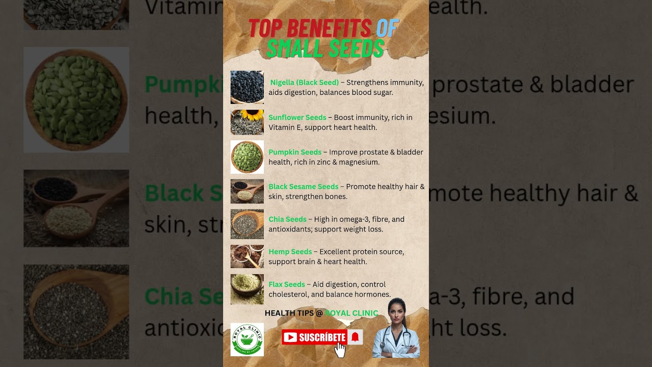 🌿“7 Power Seeds That Can Transform Your Health! 💪✨” 