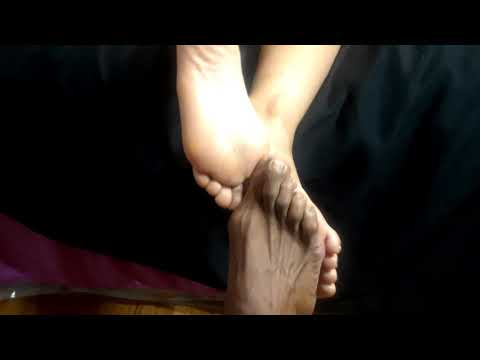 Intense Footsies with Foot model