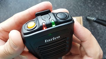Inrico b01 bluetooth speaker microphone - (with ptt!)