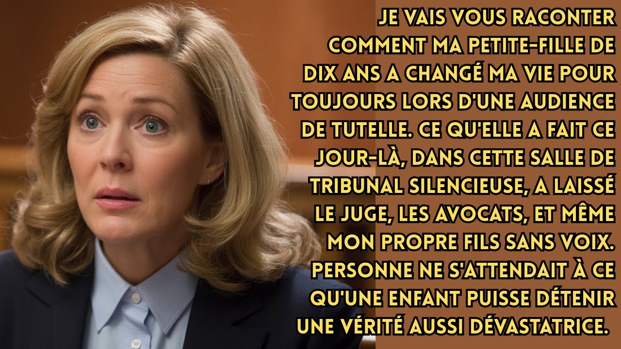 À l’audience de tutelle, ma petite-fille a diffusé un enregistrement qui a choqué tous.