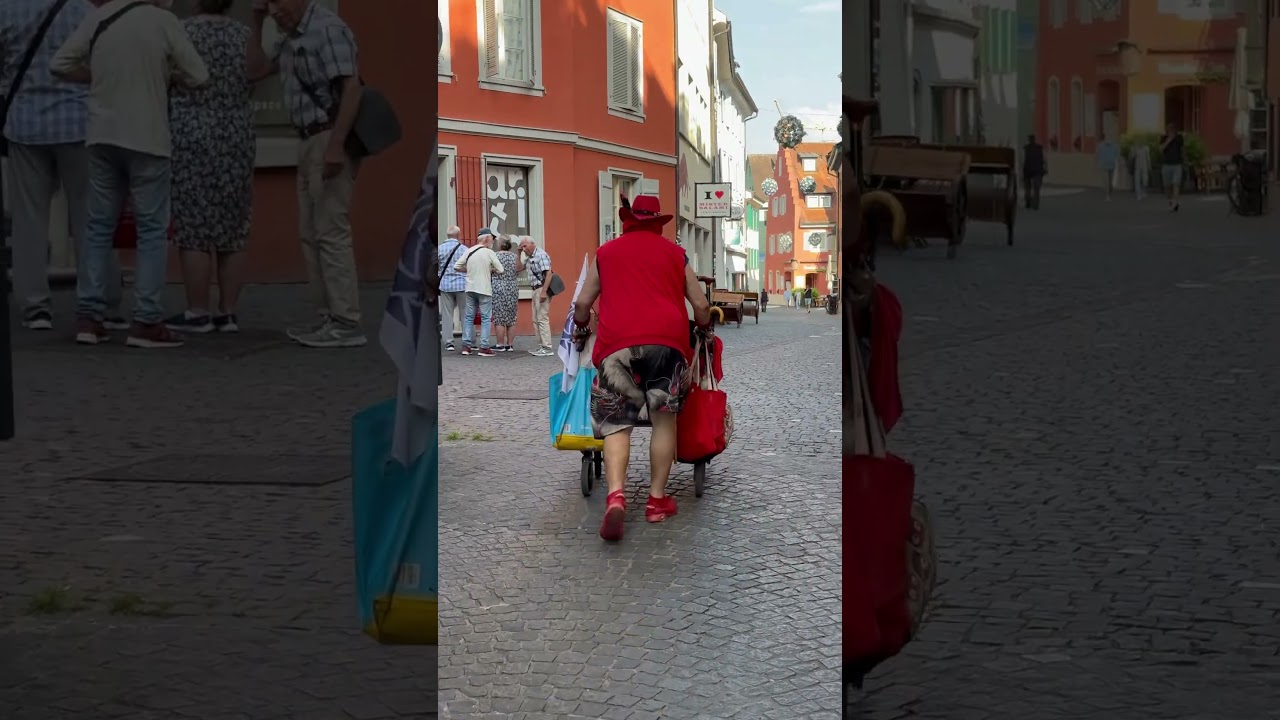 Narrow stone streets of Konstanz