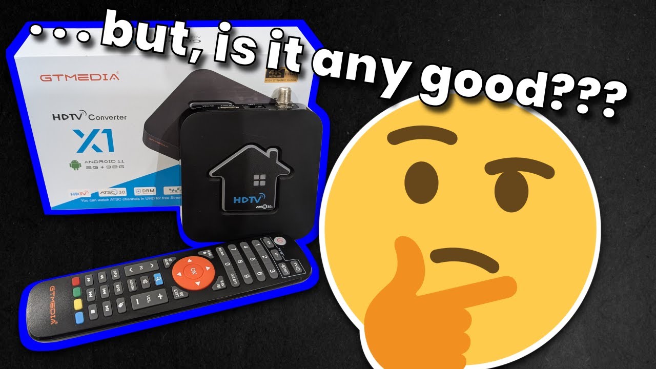 GTMedia HDTV Converter X1/AndroidTV Box with Tuner - YouTube