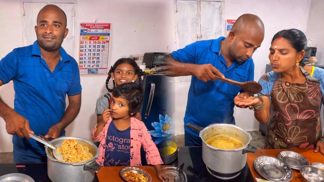 பட்டர்ஃபின்ஸ் பிரியாணி 😋 || Family Fun Vlogs 