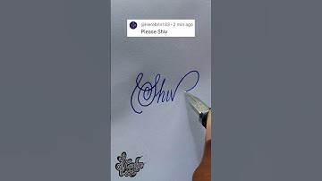 Stylish Name | Shiv | Stylish Signature | Calligraphy Signature