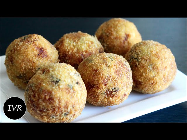 "Potato Cheese Balls" - Cheese Filled Fried Potato Balls | Aloo Cheese Balls | Cheese Potato Balls | Indian Vegetarian Recipes