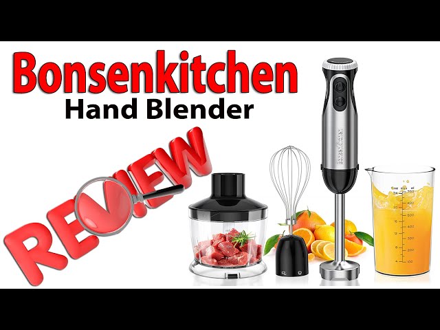 Budget Hand Blender 4-in-1 Stick Blender Review 