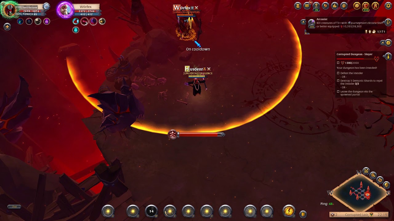 Albion Online 1H Cursed Staff Slayer Corrupted Dungeons YouTube