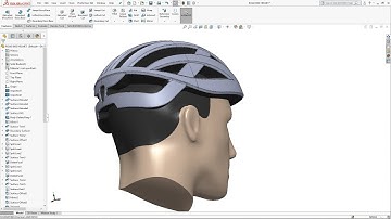 Solidworks Advanced Tutorial   Modeling Road Bike Helmets part 2/2