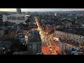 Sofia hyperlapse / timelapse aerail drone stock footage