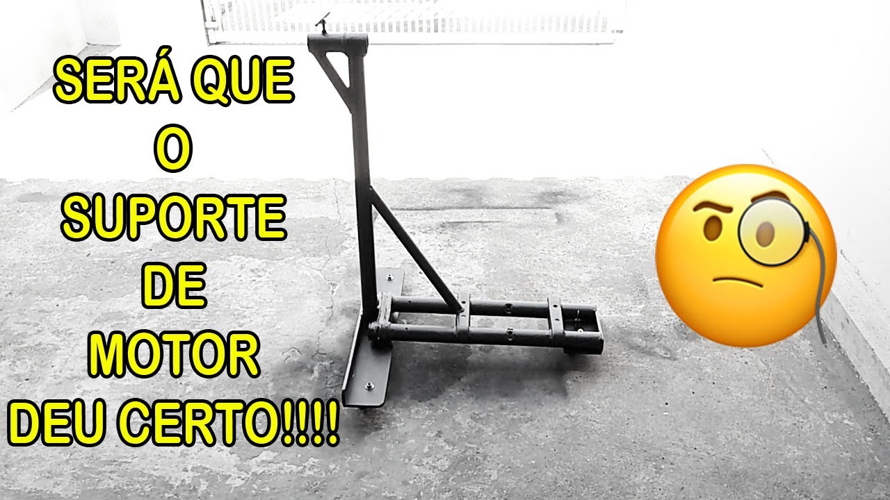 SUPORTE DE MOTOR, FEITO COM FERRO VELHO!! (PARTE 3 FINAL)