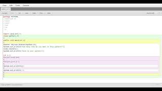 Blue Java : pattern program part 12 Blue Java Pattern Program Part 7