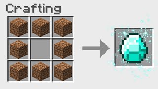 7 New Ways To Craft Diamonds In Minecraft!