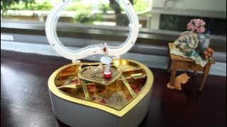 Music Box Ballet Heart Box - Castle in the sky