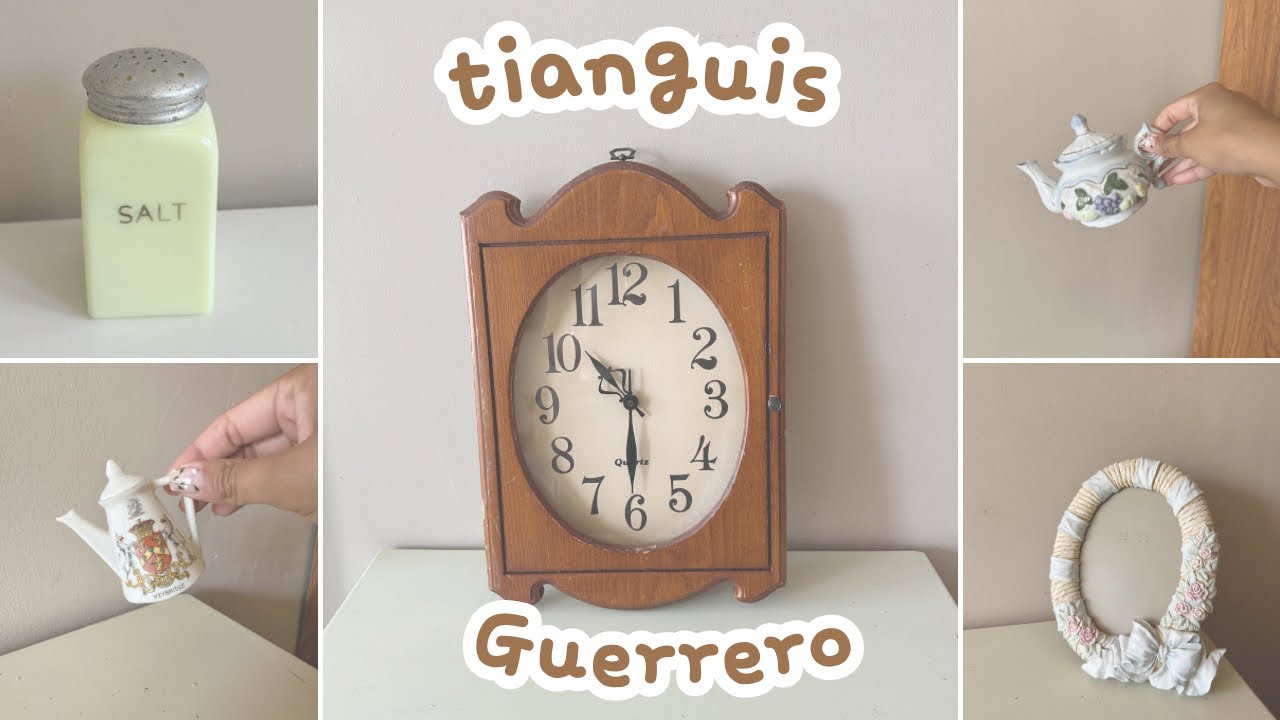 🕰️ 🤎 Decoración vintage que encontré en un puesto de cháchara en el tianguis 😱 | Nataly Guerrero