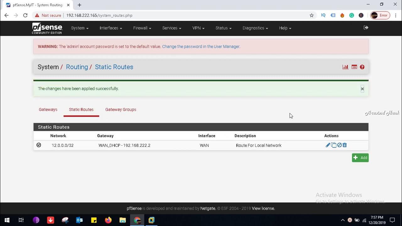 Pfsense routing. Pfsense status gateway.